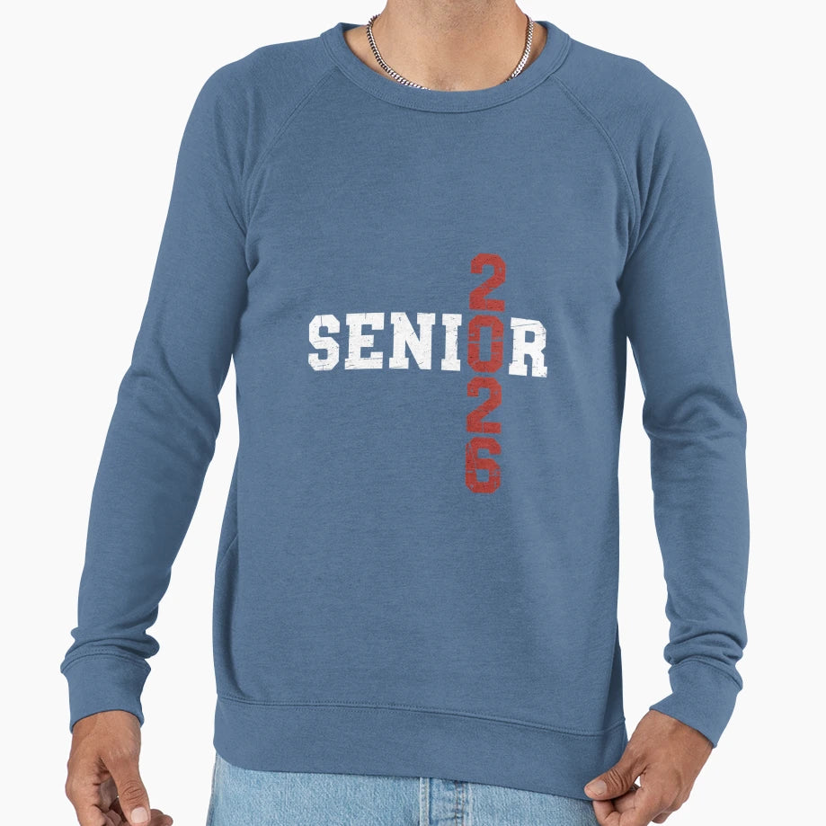 Class 2026 Senior Back To School Sweatshirt - Minimalist Print for Adults - T-Shirt, Sweatshirt, Hoodie