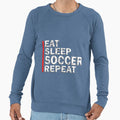 Eat Sleep Soccer Repeat T-Shirt - Minimalist Print Men Women - T-Shirt, Sweatshirt, Hoodie