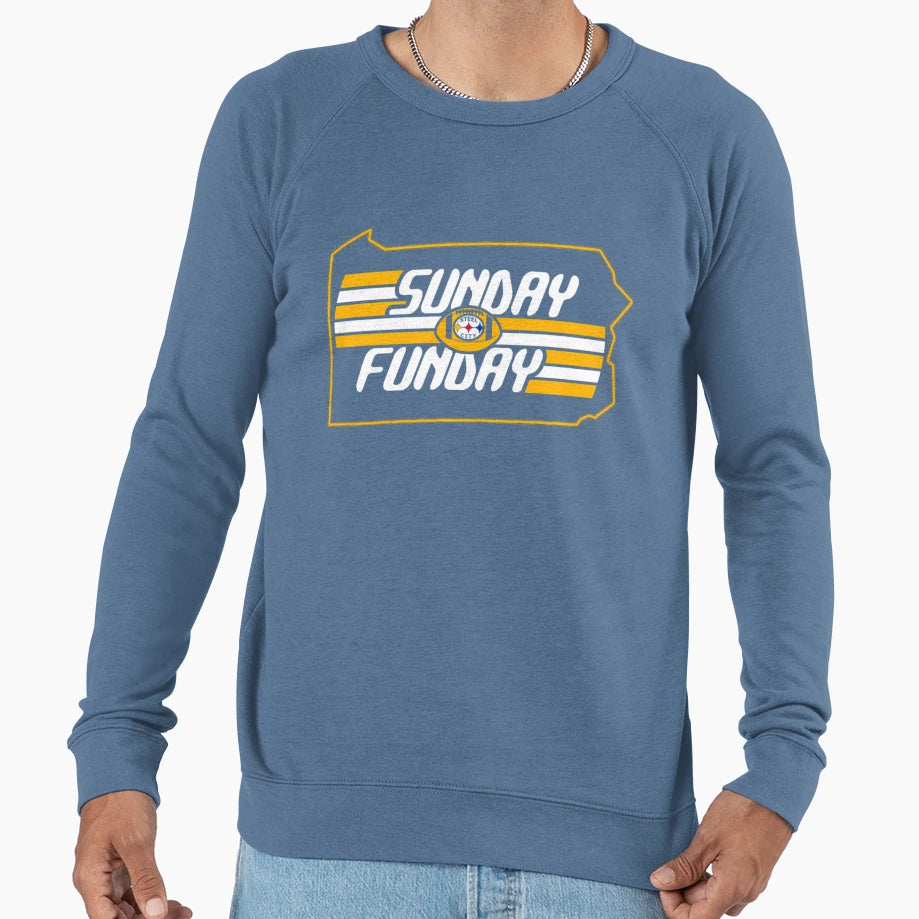 Pittsburgh Pro Football Sunday Sweatshirt - Casual Everyday Wear Men Women - T-Shirt, Sweatshirt, Hoodie