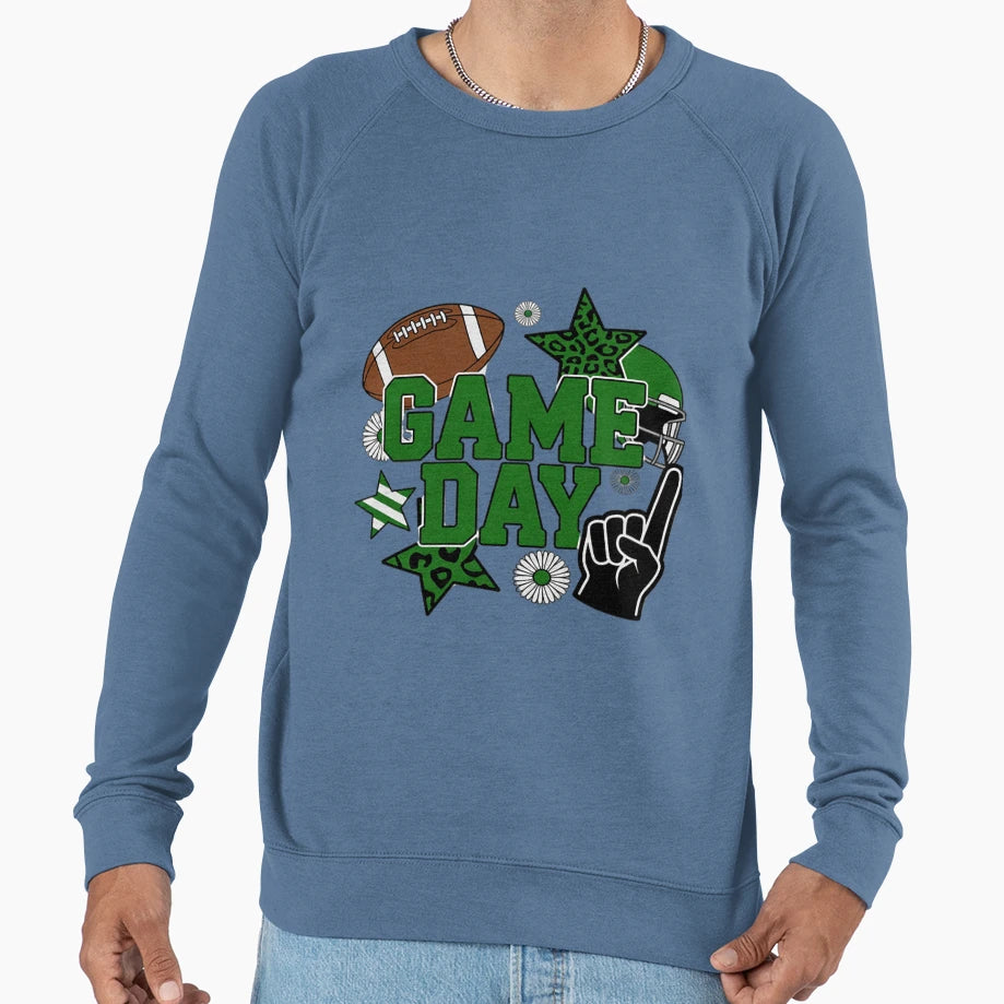Game Day Football Checkered Team Sweatshirt - Streetwear Style Men Women - T-Shirt, Sweatshirt, Hoodie