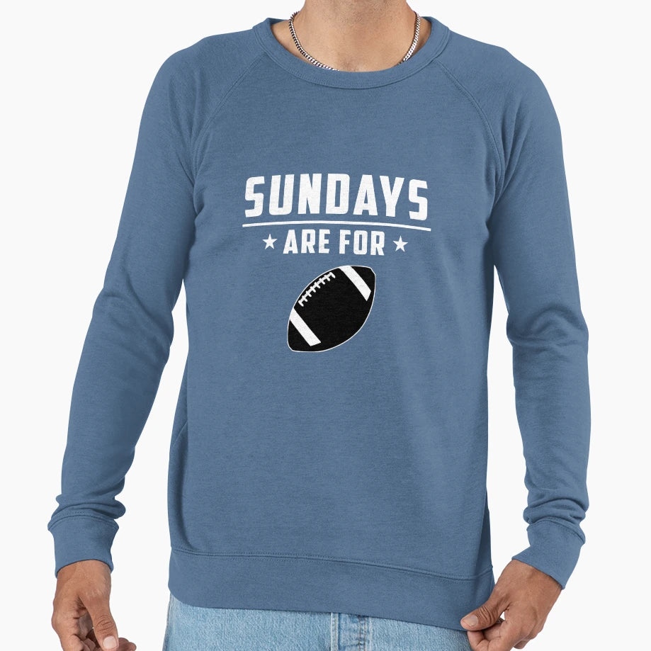 Sundays Are Football Sweatshirt - Trendy Graphic Unisex - T-Shirt, Sweatshirt, Hoodie