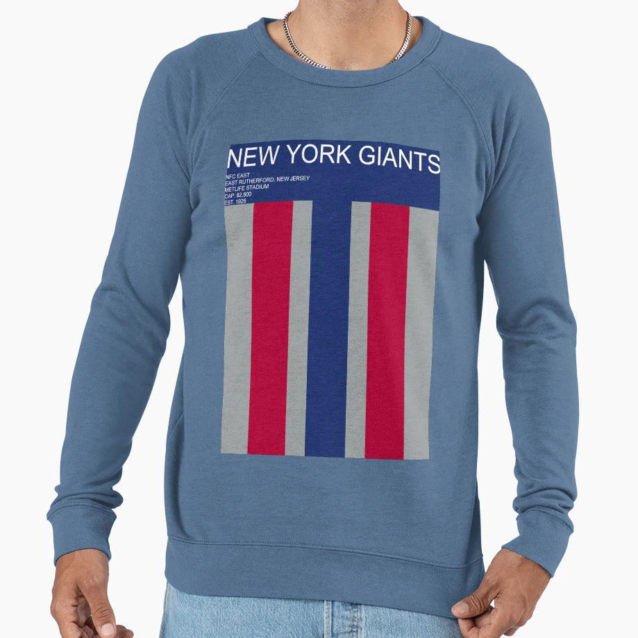 Giants Geometric Minimal Sweatshirt - Fun Novelty Design Men Women - T-Shirt, Sweatshirt, Hoodie
