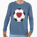 I Heart Soccer Sweatshirt - Novelty Apparel Men Women - T-Shirt, Sweatshirt, Hoodie