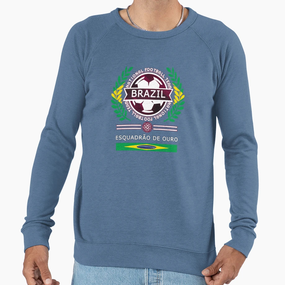 Brazil New Football Supporters And Sweatshirt - Graphic Print Men Women - T-Shirt, Sweatshirt, Hoodie