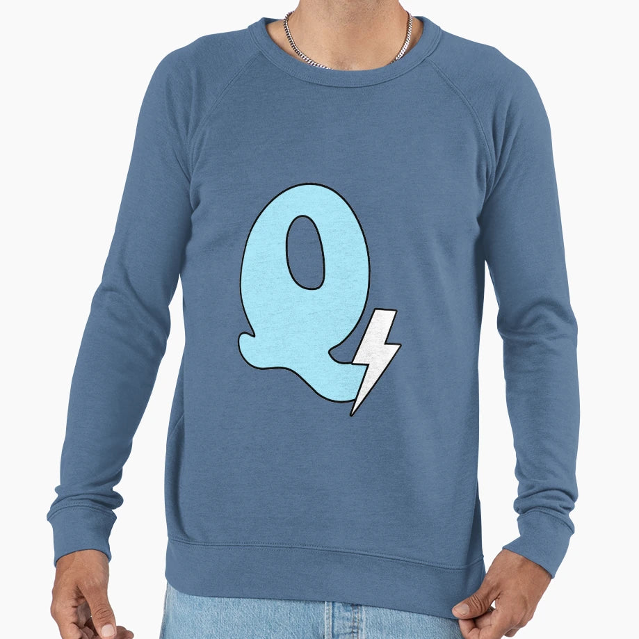 Q Lightning Sweatshirt - Custom Art Print for Adults - T-Shirt, Sweatshirt, Hoodie
