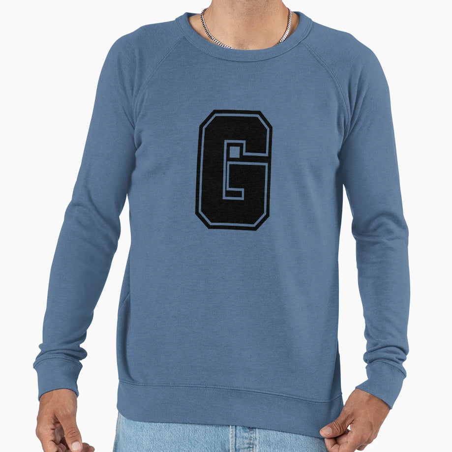 Letter G Sweatshirt - Aesthetic Graphic Men Women - T-Shirt, Sweatshirt, Hoodie