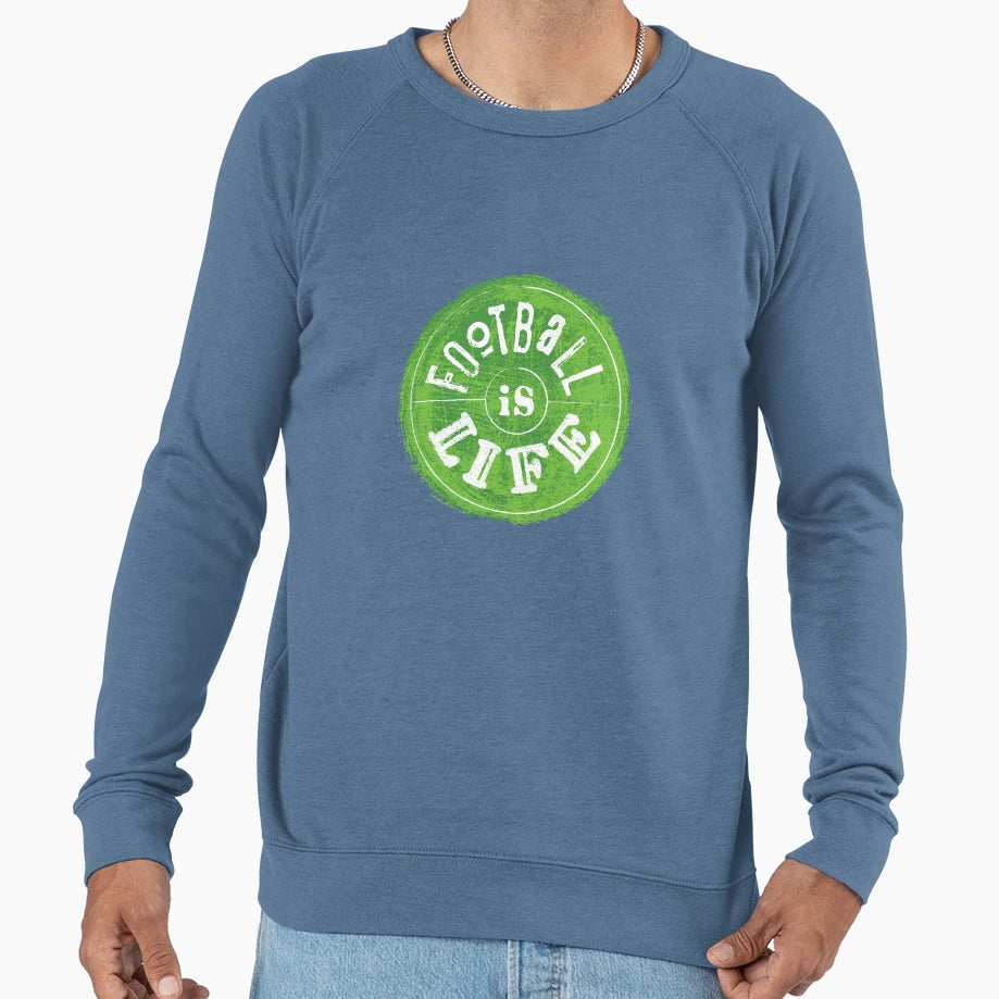 Football Is Life Sweatshirt - Custom Art Print for Adults - T-Shirt, Sweatshirt, Hoodie