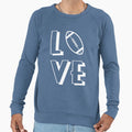 Love Football Sweatshirt - Custom Art Print Men Women - T-Shirt, Sweatshirt, Hoodie
