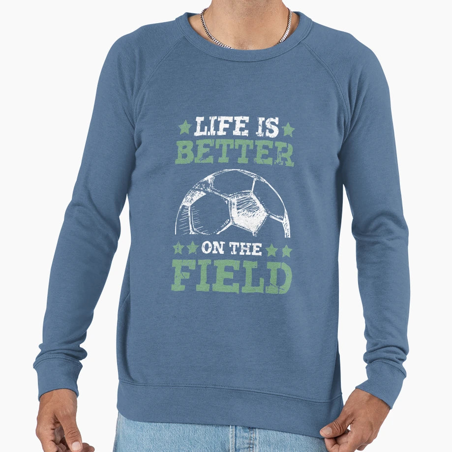 Funny Gifts Soccer Players And Sweatshirt - Minimalist Print Unisex - T-Shirt, Sweatshirt, Hoodie