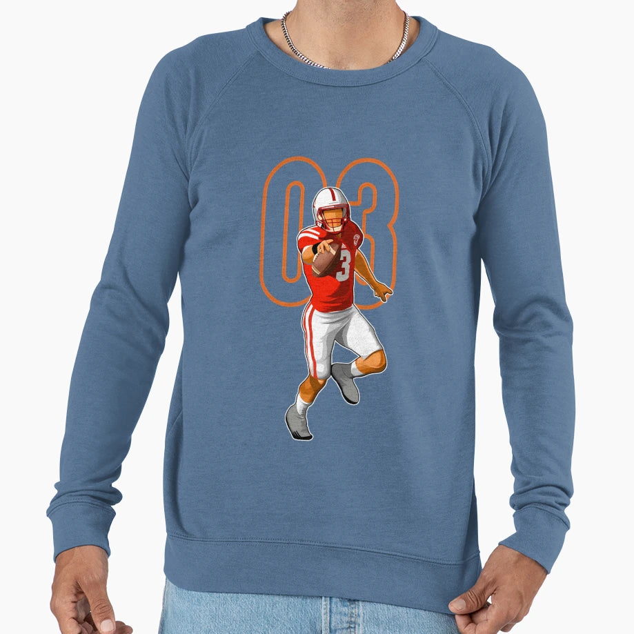 Taylor Martinez Nebraska 3 Number Sweatshirt - Unique Graphic for Adults - T-Shirt, Sweatshirt, Hoodie