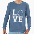 Love Football Sweatshirt - Fun Novelty Design for Adults - T-Shirt, Sweatshirt, Hoodie