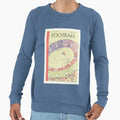 Football Magazine Cover Mid Century Sweatshirt - Graphic Print for Adults - T-Shirt, Sweatshirt, Hoodie
