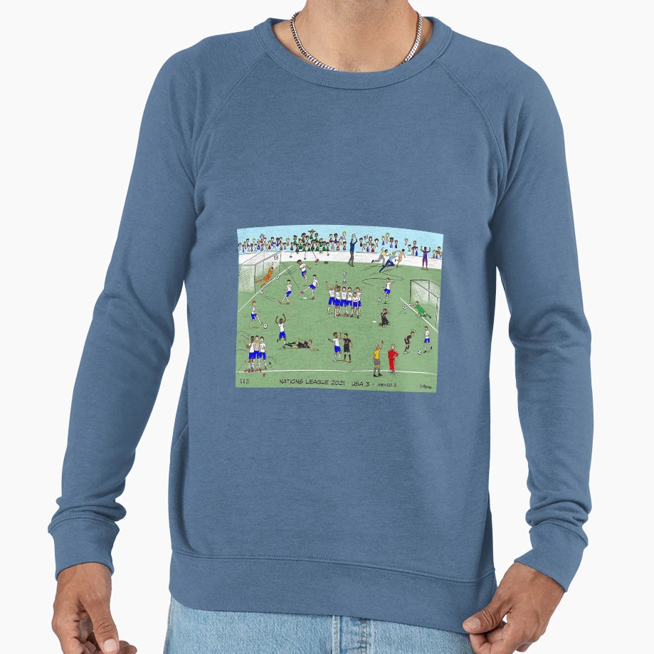 Usa Vs Mexico Nations League Game Sweatshirt - Trendy Graphic Men Women - T-Shirt, Sweatshirt, Hoodie