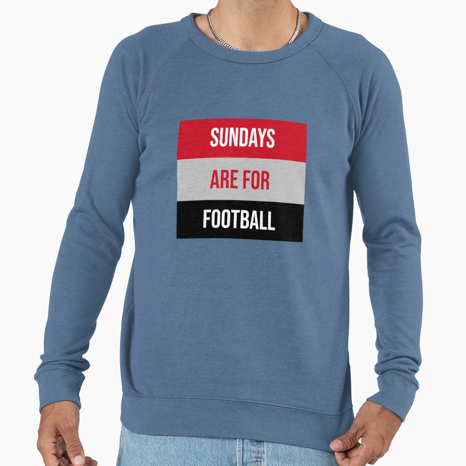 Sundays Are Football Sweatshirt - Aesthetic Graphic Men Women - T-Shirt, Sweatshirt, Hoodie
