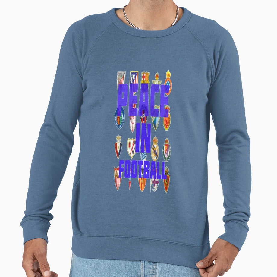Peace Football Sweatshirt - Graphic Print Unisex - T-Shirt, Sweatshirt, Hoodie