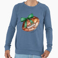 Football Mom Green Coquette Sweatshirt - Fun Novelty Design for Adults - T-Shirt, Sweatshirt, Hoodie