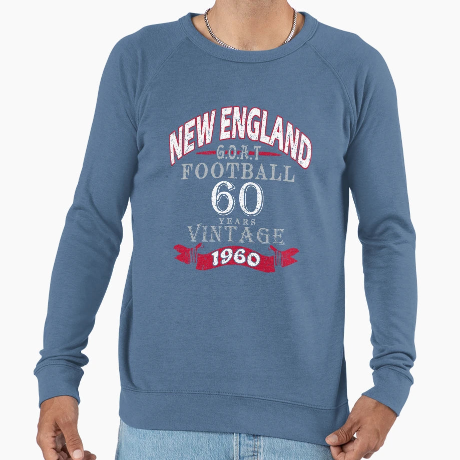 New England Pro Football 60 Year Sweatshirt - Streetwear Style Unisex - T-Shirt, Sweatshirt, Hoodie