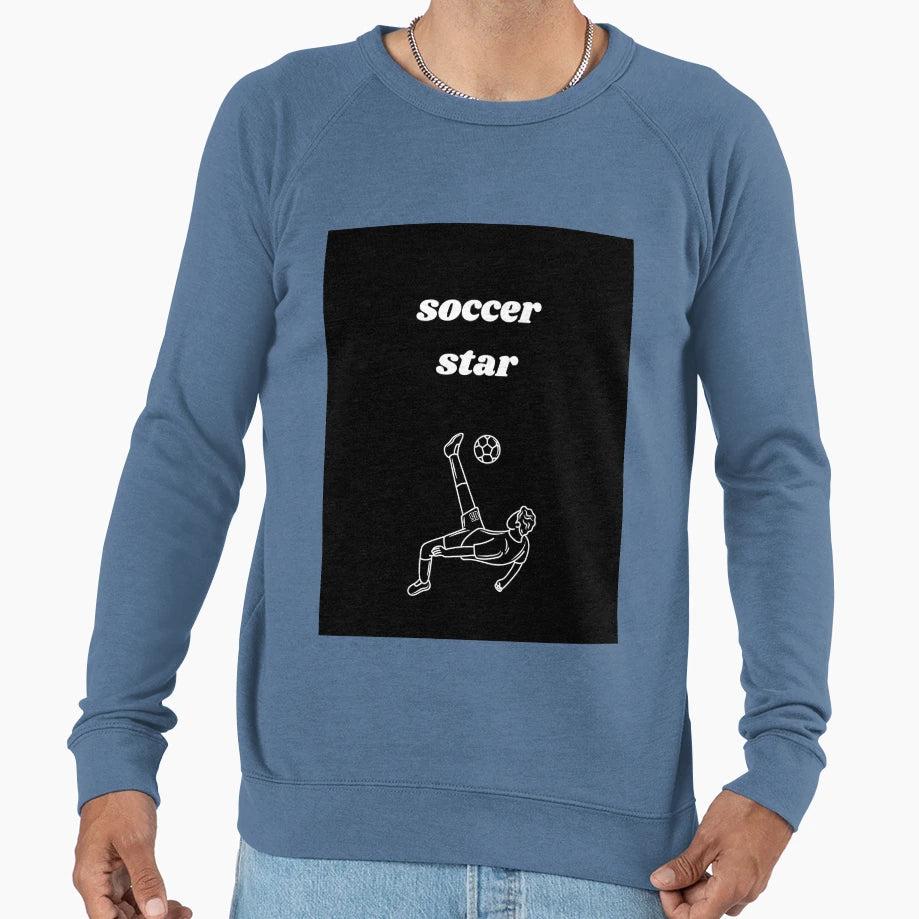 Soccer Star Sweatshirt - Unique Graphic Men Women - T-Shirt, Sweatshirt, Hoodie