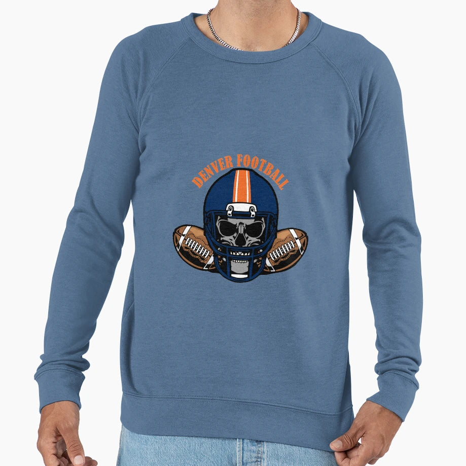 Denver Football Sweatshirt - Unique Graphic Men Women - T-Shirt, Sweatshirt, Hoodie