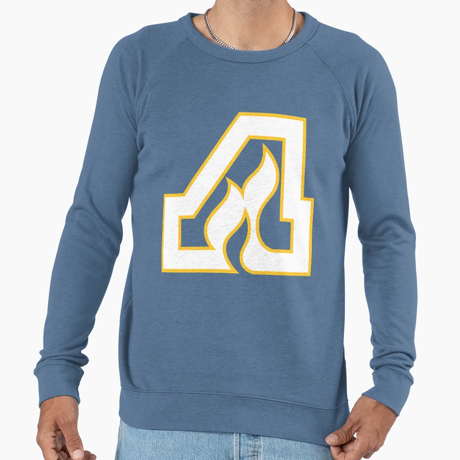 Atlanta Flames Logo Sweatshirt - Graphic Print Unisex - T-Shirt, Sweatshirt, Hoodie