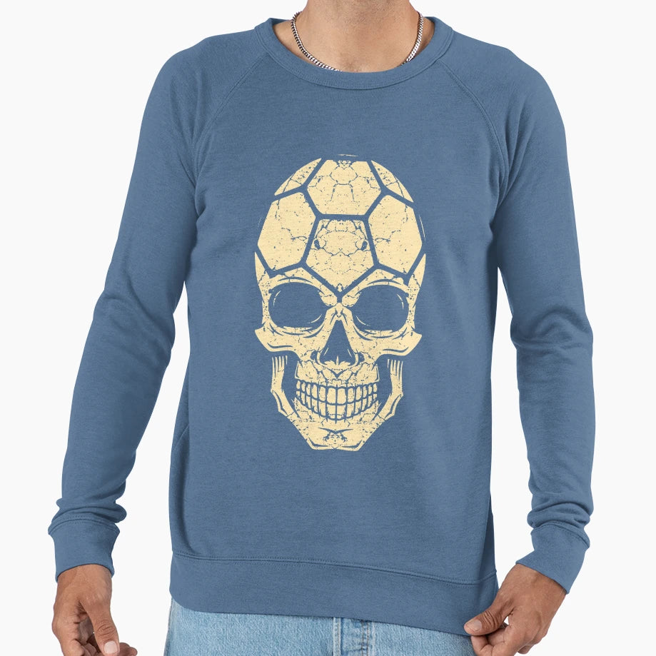 Handball Sport Skull Sweatshirt - Unique Graphic for Adults - T-Shirt, Sweatshirt, Hoodie
