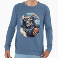 Undead Gridiron Glory Zombie Footballer Sweatshirt - Graphic Print Unisex - T-Shirt, Sweatshirt, Hoodie