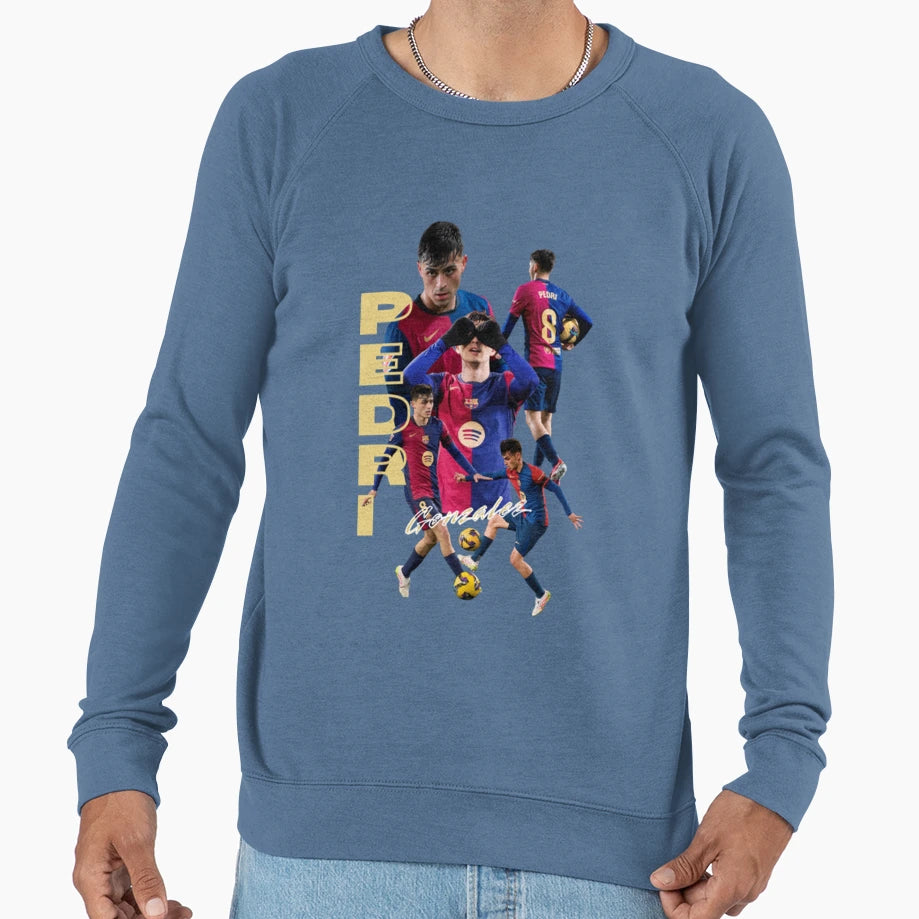 Pedri Gonzalez Sweatshirt - Custom Art Print Men Women - T-Shirt, Sweatshirt, Hoodie