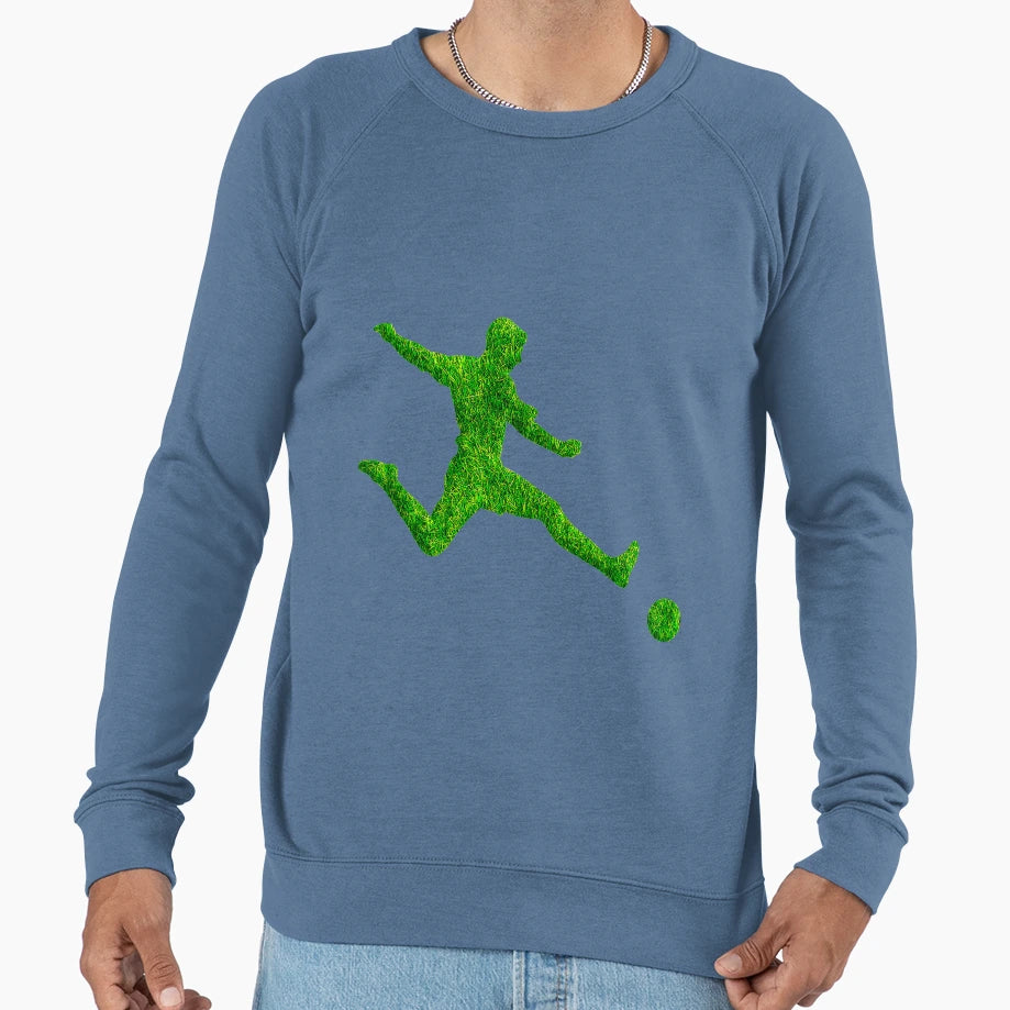 Soccer Football Player Sweatshirt - Minimalist Print Men Women - T-Shirt, Sweatshirt, Hoodie