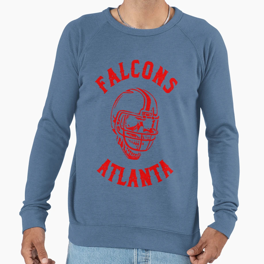 Falcons Skull Sweatshirt - Fun Novelty Design Men Women - T-Shirt, Sweatshirt, Hoodie