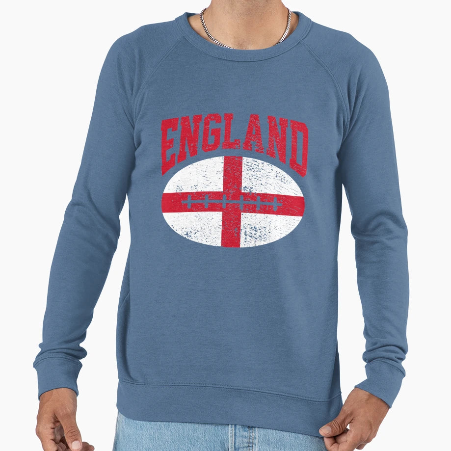 Rugby England Sweatshirt - Fun Novelty Design for Adults - T-Shirt, Sweatshirt, Hoodie