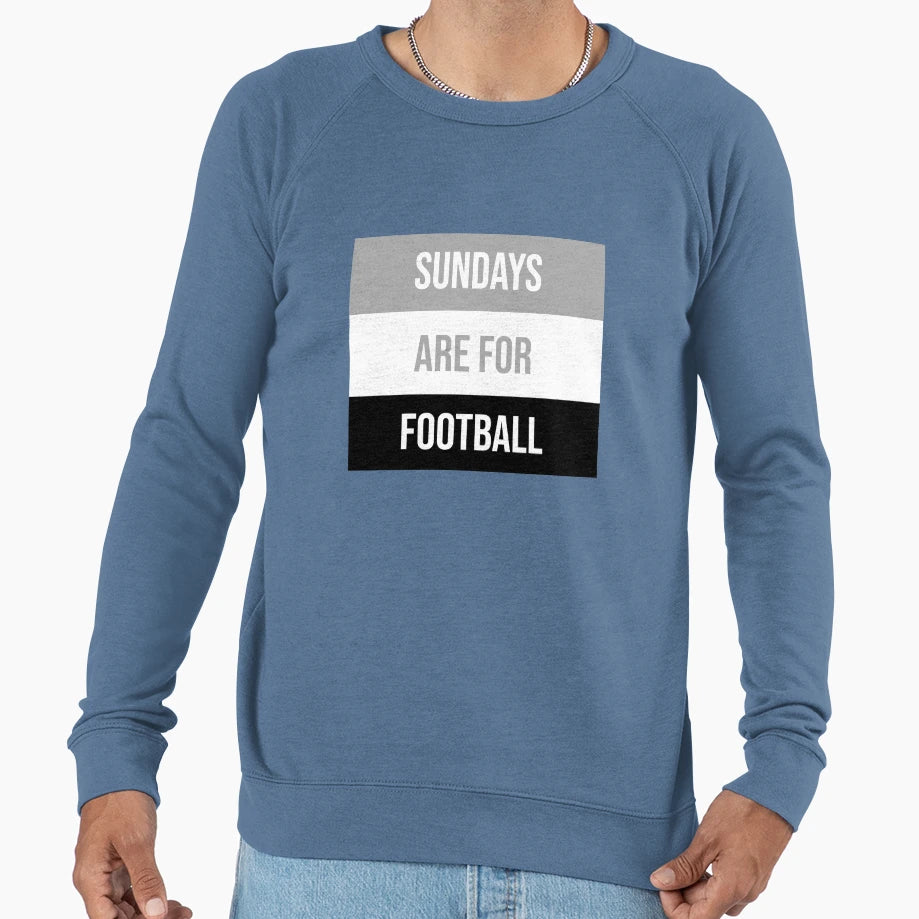 Sundays Are Football Sweatshirt - Aesthetic Graphic Men Women - T-Shirt, Sweatshirt, Hoodie