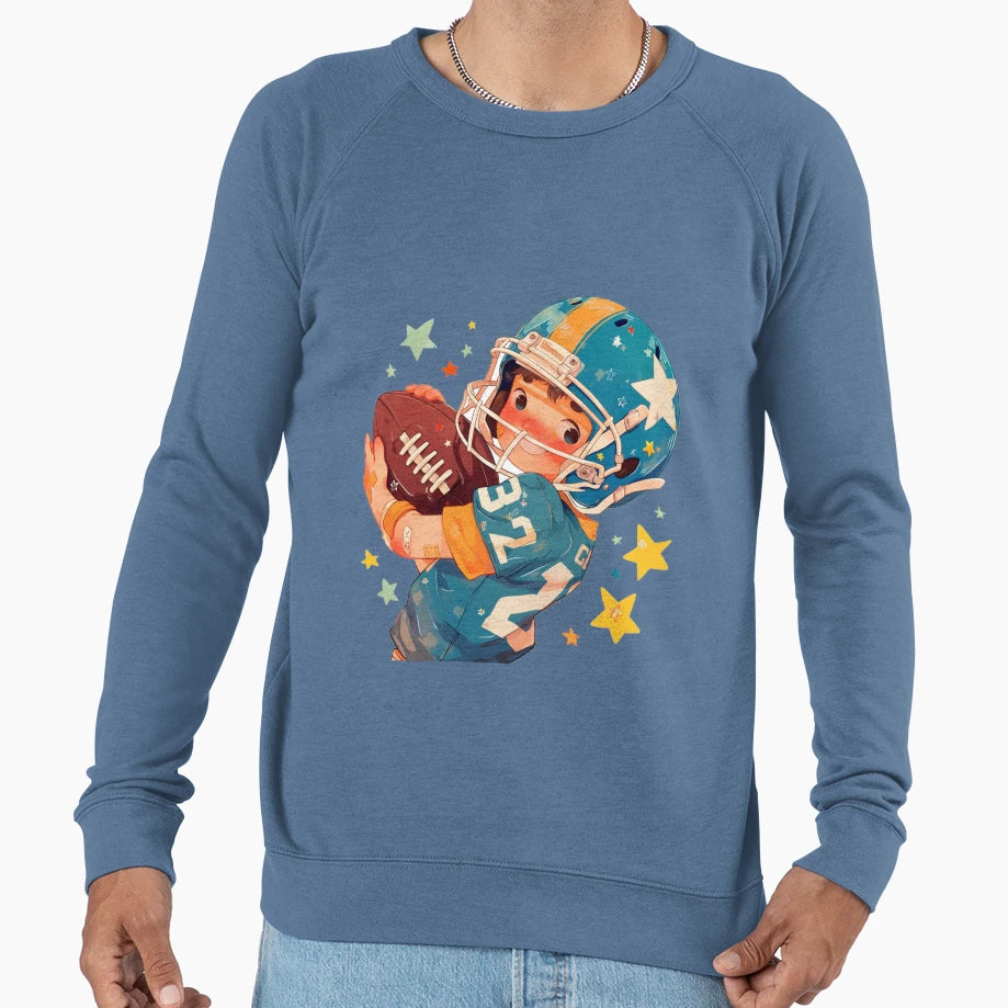 Football Sweatshirt - Graphic Print for Adults - T-Shirt, Sweatshirt, Hoodie