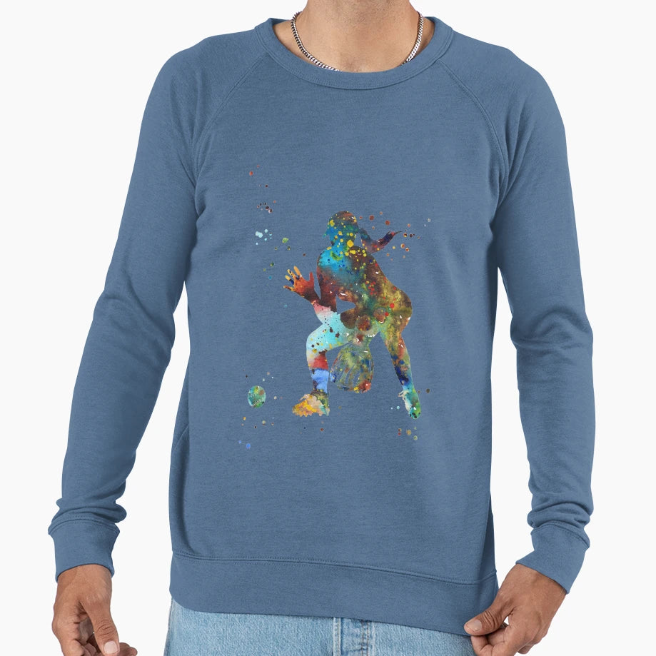 Softball Player Sweatshirt - Casual Everyday Wear Unisex - T-Shirt, Sweatshirt, Hoodie