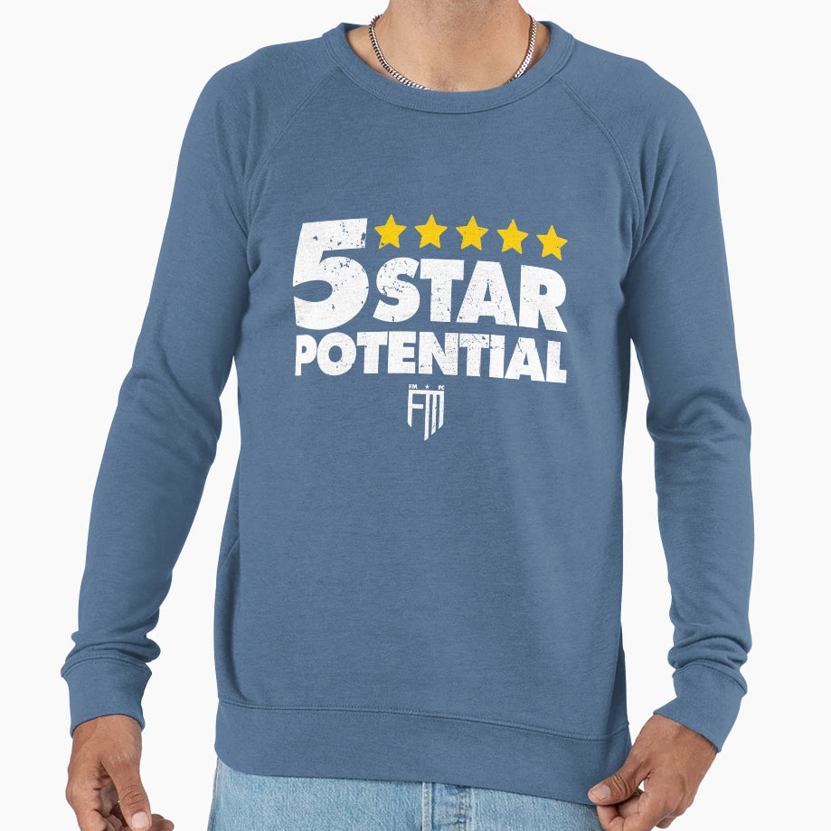 Football Manager 5 Star Potential Sweatshirt - Casual Everyday Wear Unisex - T-Shirt, Sweatshirt, Hoodie