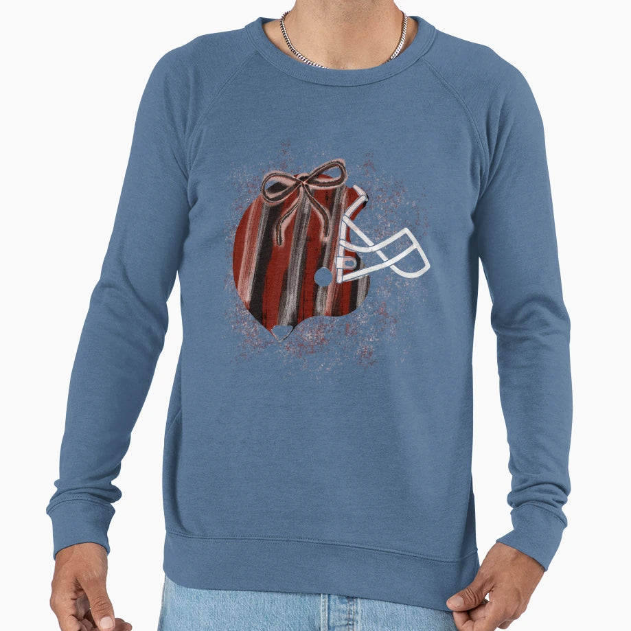 Girly Football Helmet Game Day Sweatshirt - Streetwear Style for Adults - T-Shirt, Sweatshirt, Hoodie