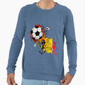 Belgium Soccer Belgium Flag Sweatshirt - Casual Everyday Wear for Adults - T-Shirt, Sweatshirt, Hoodie