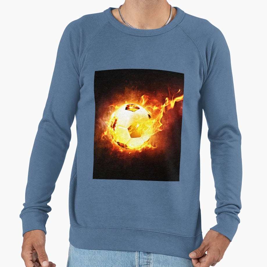 Glowing Football Ball Sweatshirt - Streetwear Style Men Women - T-Shirt, Sweatshirt, Hoodie