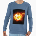 Glowing Football Ball Sweatshirt - Streetwear Style Men Women - T-Shirt, Sweatshirt, Hoodie
