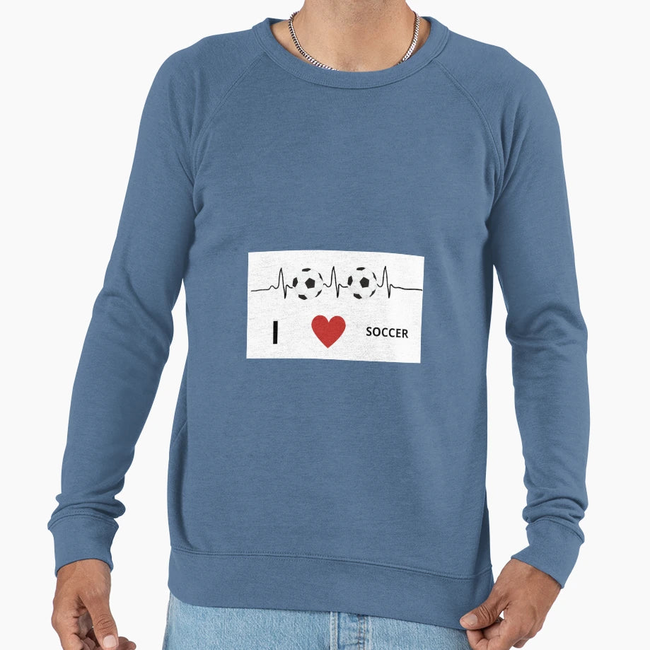Soccer Sweatshirt - Minimalist Print Unisex - T-Shirt, Sweatshirt, Hoodie