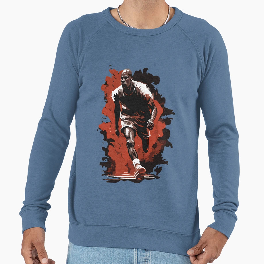 Mj Legendary Basketball Player Sweatshirt - Trendy Graphic for Adults - T-Shirt, Sweatshirt, Hoodie