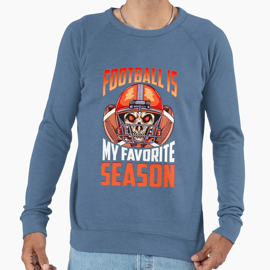 Football Is My Favorite Season Sweatshirt - Trendy Graphic for Adults - T-Shirt, Sweatshirt, Hoodie