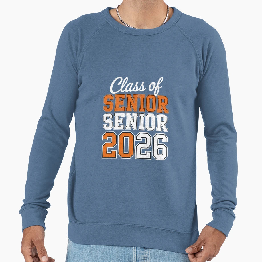 Proud Senior 2026 Graduation High Sweatshirt - Unique Graphic Unisex - T-Shirt, Sweatshirt, Hoodie