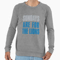 Sundays Are Lions Detroit Sweatshirt - Aesthetic Graphic for Adults - T-Shirt, Sweatshirt, Hoodie