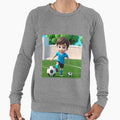 Dylan Playing Soccer Sweatshirt - Aesthetic Graphic Unisex - T-Shirt, Sweatshirt, Hoodie