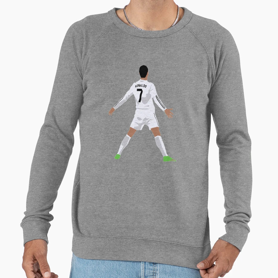 Cristiano Ronaldo Sweatshirt - Casual Everyday Wear for Adults - T-Shirt, Sweatshirt, Hoodie
