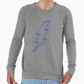 Blue Lightning Sweatshirt - Fun Novelty Design Men Women - T-Shirt, Sweatshirt, Hoodie