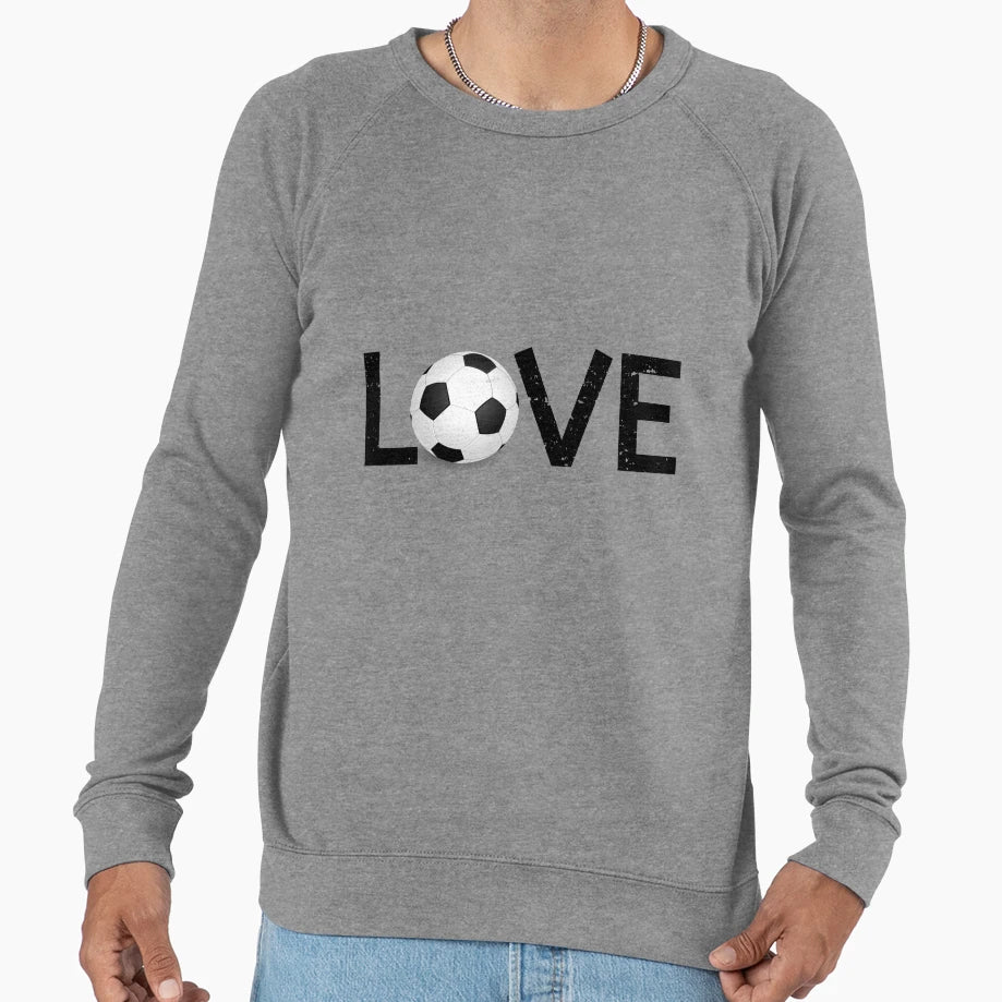 Soccer Love Sweatshirt - Custom Art Print Men Women - T-Shirt, Sweatshirt, Hoodie