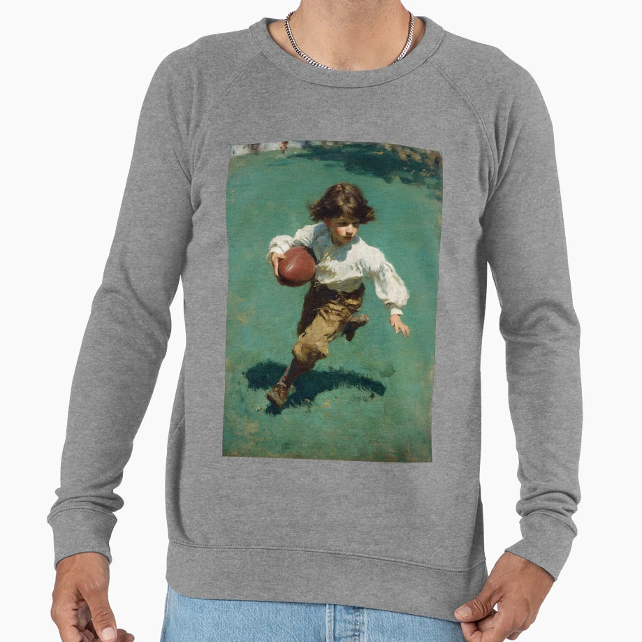 Running Football Sweatshirt - Fun Novelty Design Men Women - T-Shirt, Sweatshirt, Hoodie