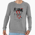 Flame Sweatshirt - Trendy Graphic for Adults - T-Shirt, Sweatshirt, Hoodie