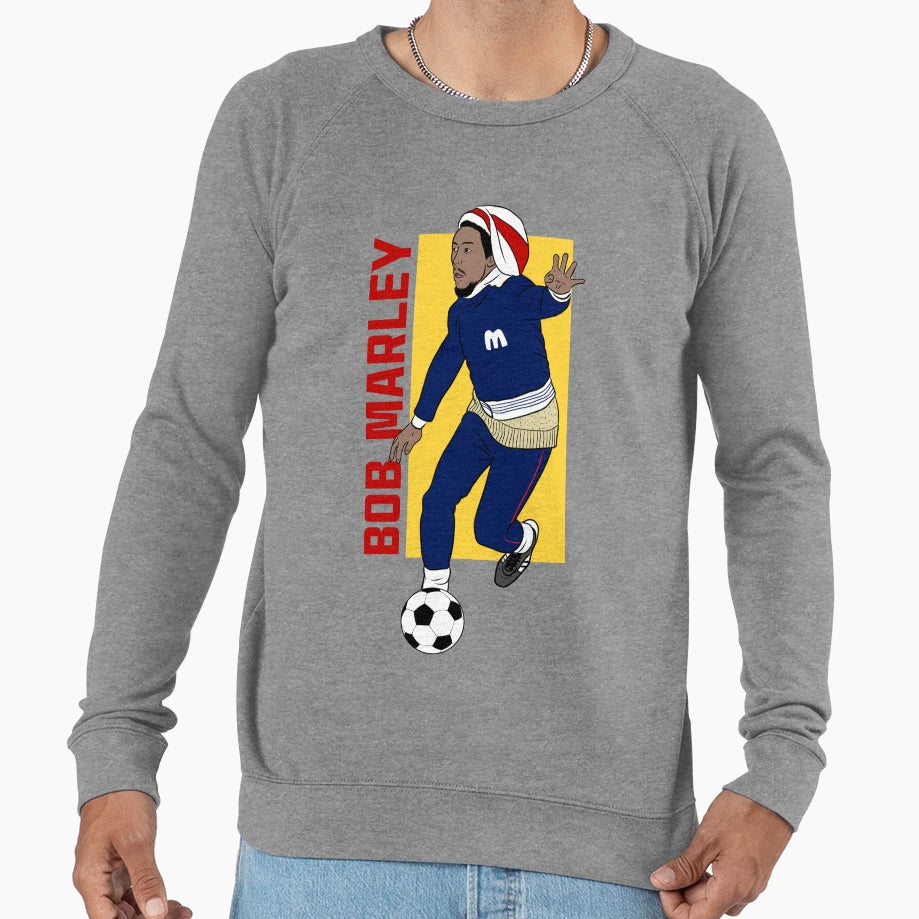 Fc Bob Marley Sweatshirt - Fun Novelty Design for Adults - T-Shirt, Sweatshirt, Hoodie